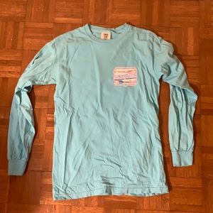 Blue Bethany Beach crew neck